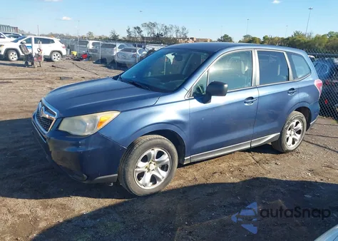 2014 Subaru Forester 2.5I z USA, uszkodzony, nr VIN JF2SJAAC1EH471380